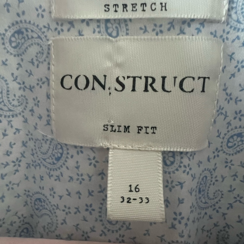White Casual Button Down Shirt with Long Sleeves - Picture 6 of 11